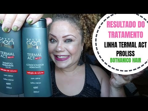 RESULTADO DO CABELO USANDO TERMAL PRO ACT LISS LINHA PHYTOGEN | KERT COSMÉTICOS