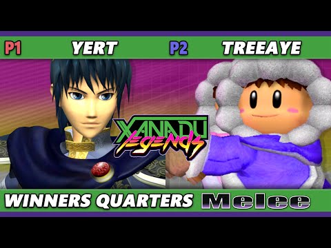 Xanadu Legends 5 Winners Quarters - Yert (Marth, Fox) Vs. Treeaye (Ice Climbers) Smash Melee - SSBM