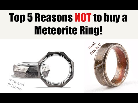 5 Reasons Why You Should Avoid Meteorite Rings  (as your wedding band) Ft. David Yurman Rings
