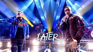 Bugzy Malone and Rag&#39;n&#39;Bone Man perform Run on Later... with Jools Holland