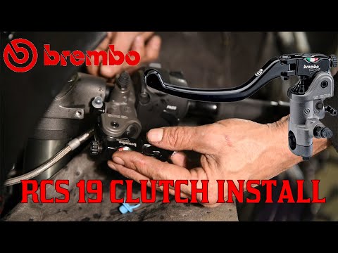 BREMBO RCS 19 RADIAL CLUTCH MASTER CYLINDER ZX14R INSTALL