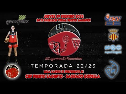 Videohighlights Cadete CBF Puerto Gasoprix - Sagrado Godella (J4 LIGA 22-23)