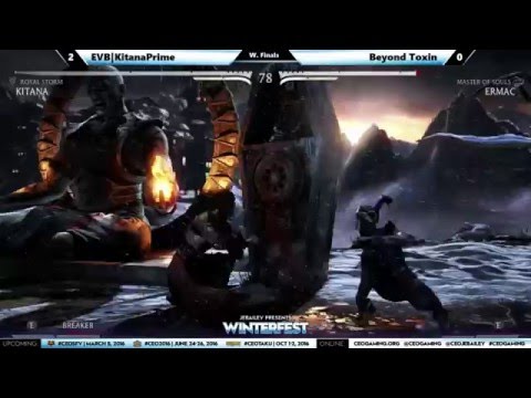 "BBR" MKX At CEO Winterfest 2016 - EVB Kitana Prime vs Beyond Toxin  (1080p HD)