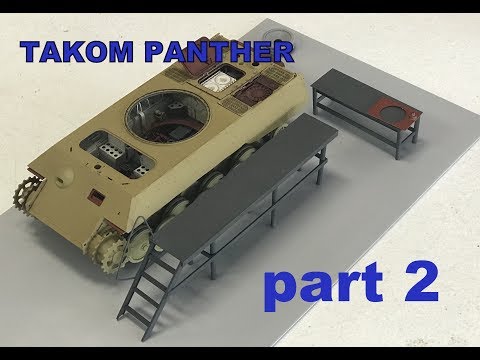 Building The Takom Panther part 2 full interior factory build