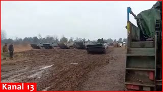 Image of Ukrainian fighters preparing to attack with equipment coming from the West