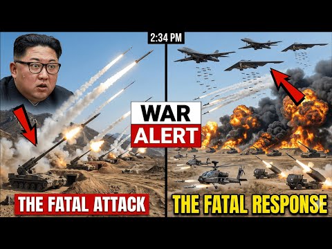 North Korea Fired Artillery At US Marines - 41 Minutes Later 9 NK Bases Were Silent Forever