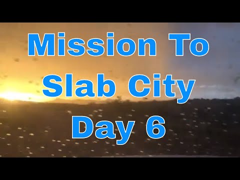 Mission to Slab City Day 6 - Desert Sunset Lightning