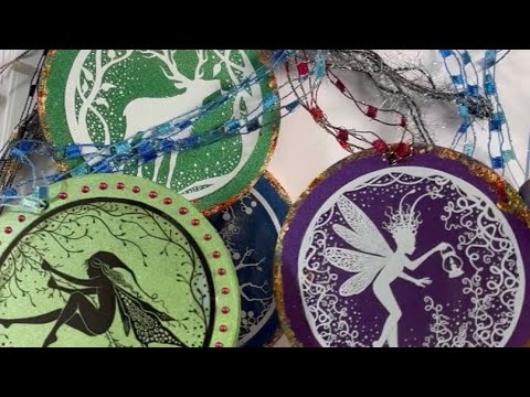 This is how to turn a MDF disk into a magical Bauble 😍😍