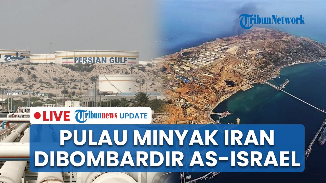 LIVE: Pulau Kharg yang Jadi Pusat Minyak Iran Dibombardir AS-Israel Jelang Tenggat Waktu Trump