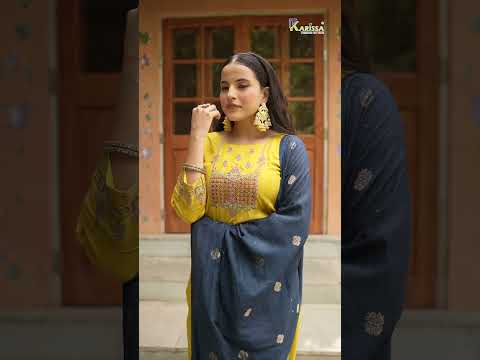 Karissa Anushka Pure Viscose Rayon Wholesale Designer Readymade Salwar Suit Catalog – product video thumbnail