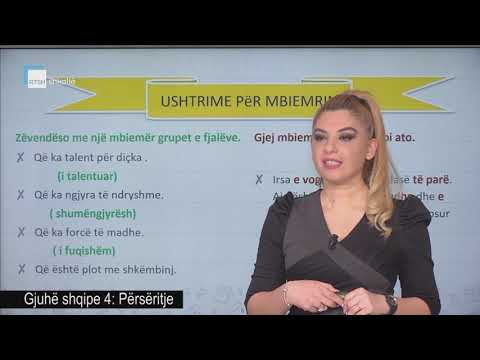 Gjuhë shqipe 4 - Përsëritje