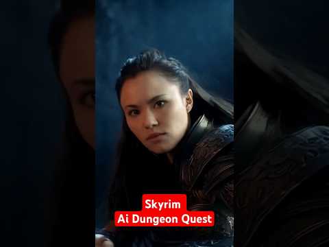 Skyrim AI Fight: Battle Against a Deadly Monster! #shorts #shortsfeed #skyrimmods #gaming