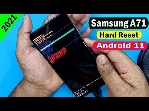 HOW TO HARD RESET SAMSUNG GALAXY A71
