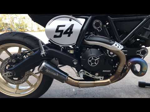 Onyx Moto / 2018 Ducati Scrambler Cafe Racer / HP Corse Exhaust Sound Clip