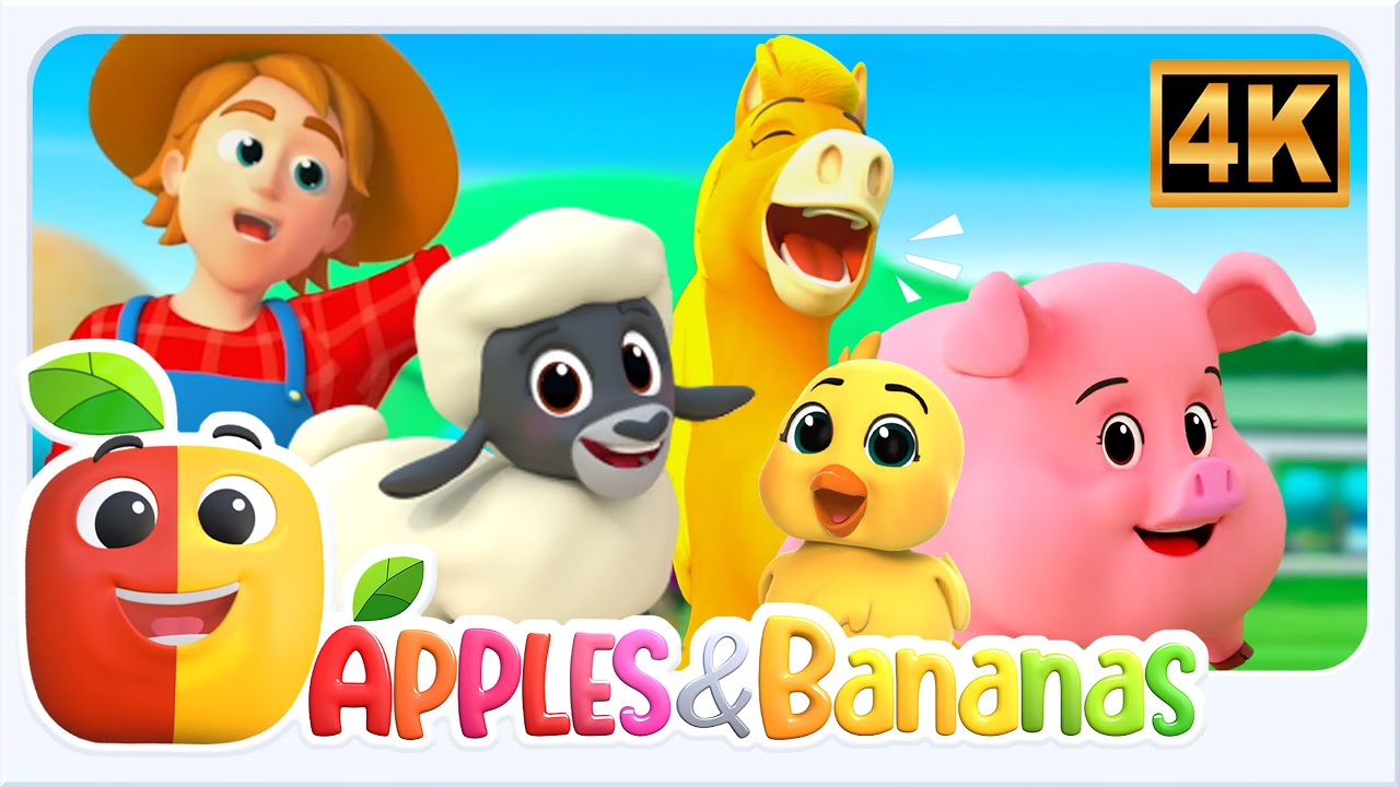 バスの車輪 幼稚園児向けの楽しい音楽 Apples And Bananas