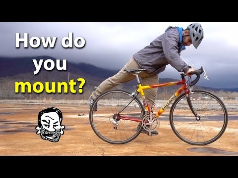 How to get on a bike