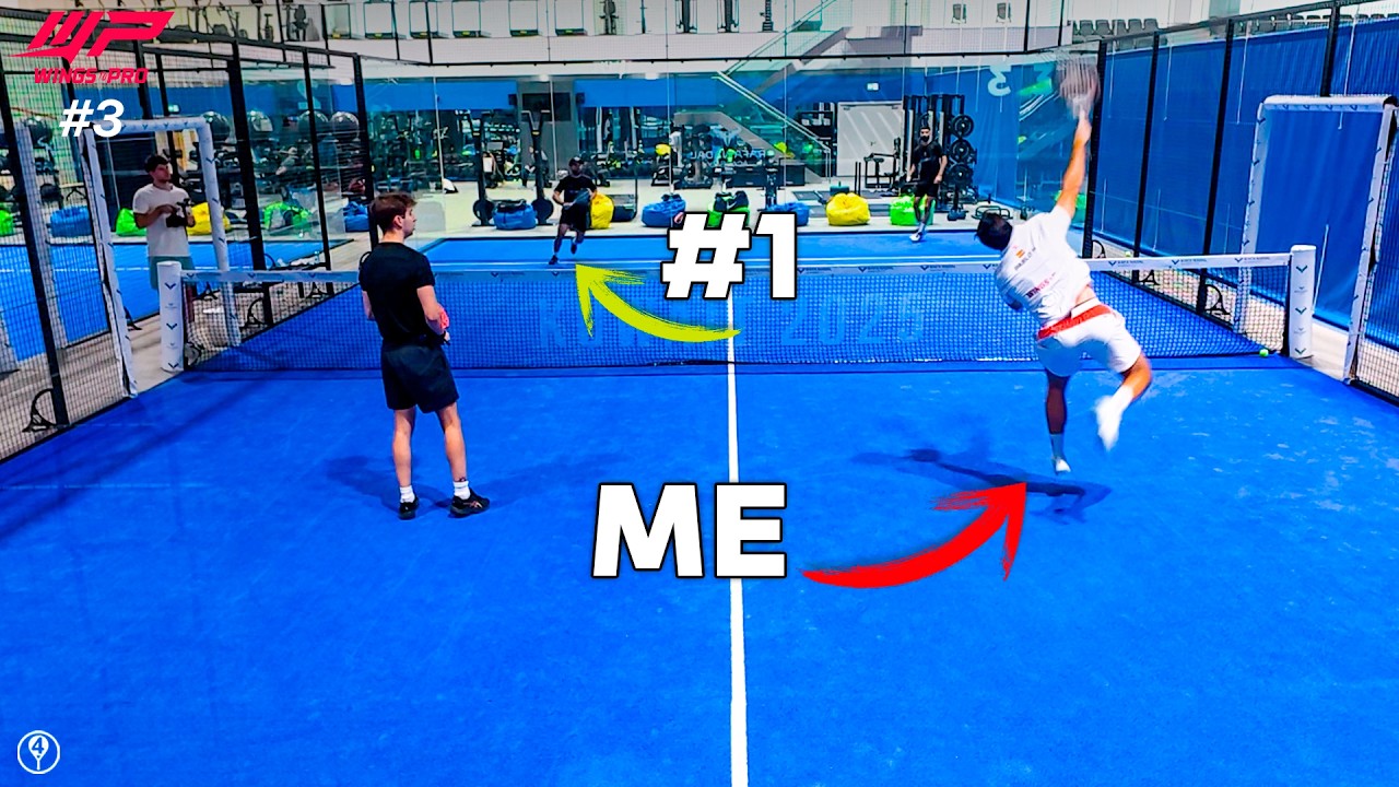 Padel match analysis with coaching tips during play.