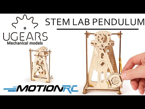 UGears STEM LAB Pendulum Mechanical 3D Wooden Model Kit | Motion RC