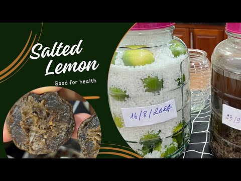 Salted Lemon For a Long Time That Is Very Good for Health | Salted Lemon Recipe