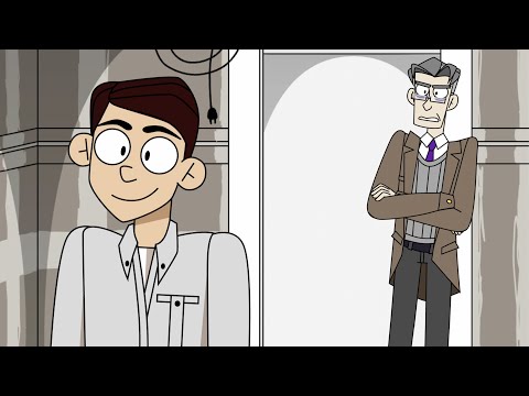 the stanley parable but it's a cheaply animated cartoon