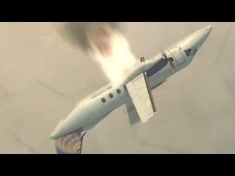 Continental Express Flight 2574 Flight Control Failure & Crash Animation