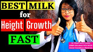 BEST MILK FOR HEIGHT GROWTH ? Camel Milk vs Cow Milk vs Almond Milk vs Soya Milk - Dr Rupal Explains