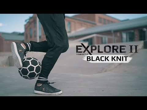 Explore II Black Knit - Freestyle and street football shoes - Promo