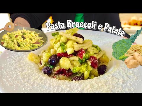 PASTA BROCCOLI E PATATE CREMOSA a modo mio PRIMO PIATTO VEGETARIANO E LEGGERO 🥦🥔