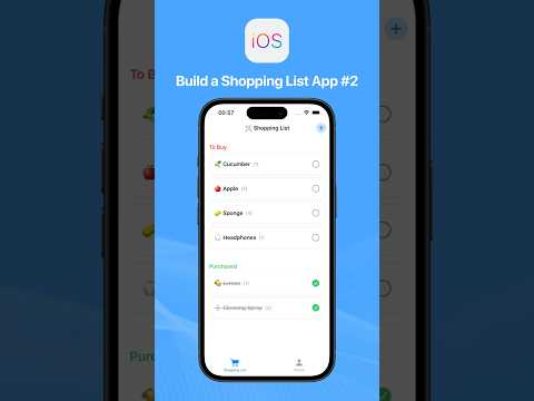 Build a Shopping List App with SwiftUI & Firebase #2  #ios #swiftui