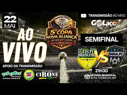 ⚽ SEMIFINAL AO VIVO | Gosto Brasileiro x Senna F.C.