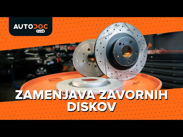 Oglejte si video vodič, kako zamenjati Kolutne zavore na VW SAVEIRO