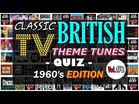 Classic British TV 📺 THEME QUIZ Vol. #2 (1960's Edition) - Name the TV Theme Tune - Rated: VERY HARD