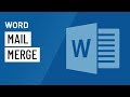 Word Mail Merge