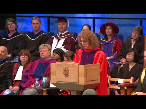 2018 Convocation Ceremony 1 Honorary Degree Recipient Victoria Kaspi