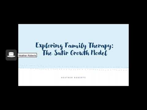 <p>Exploring Family Therapy: Satir Growth Model</p>