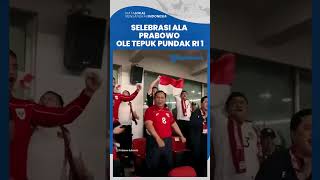 Pecah! Prabowo Selebrasi Timnas Indonesia Cetak Gol, Ole Romeny Tepuk Pundak Presiden Bak Bestie