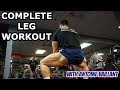 INSANE BODYBUILDING LEG WORKOUT with Antoine Vaillant