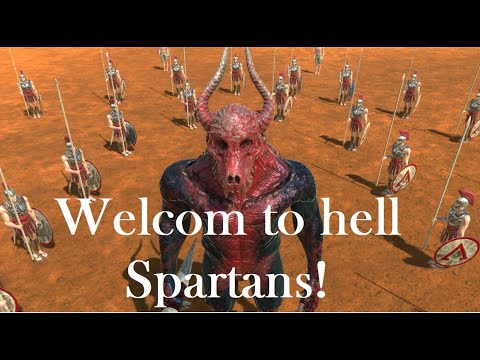 50 Spartans went to hell  - Animal Revolt Battle Simulator