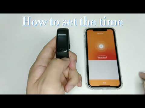 How to set time with the ANCwear F07 smartwatch