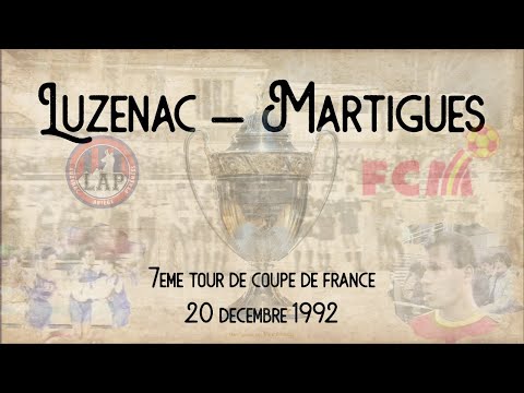 Luzenac (DHR) VS Martigues (D2) : 7ème tour de Coupe de France 1992