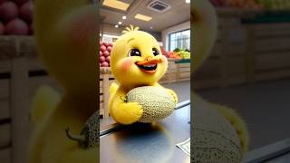 Duckling Makes Honeydew Juice! Golden, Refreshing & Sweet - Mom & Boy Love It!