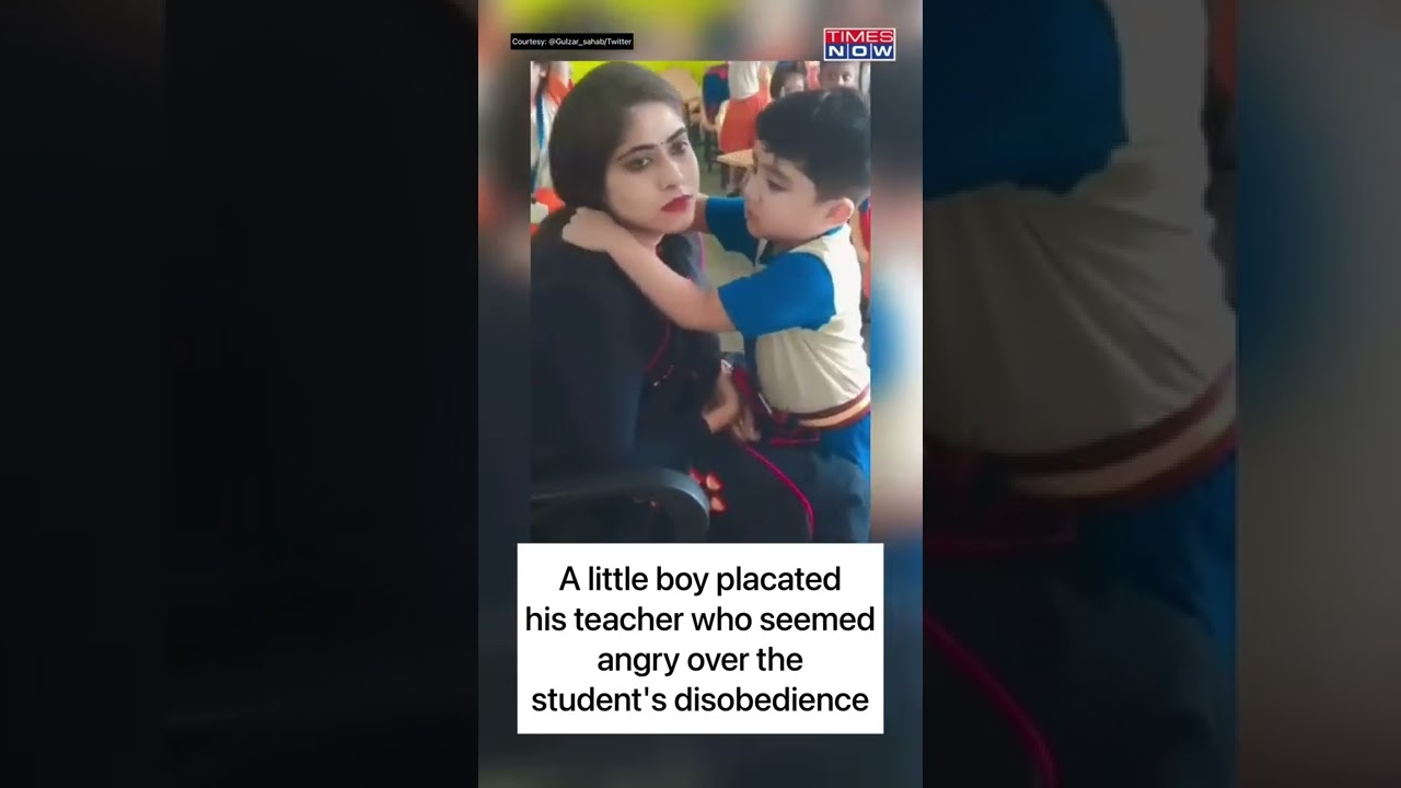 Viral Video  Little Boy Leaves Netizens In Awe With Adorable Apology To Angry Teacher #shorts