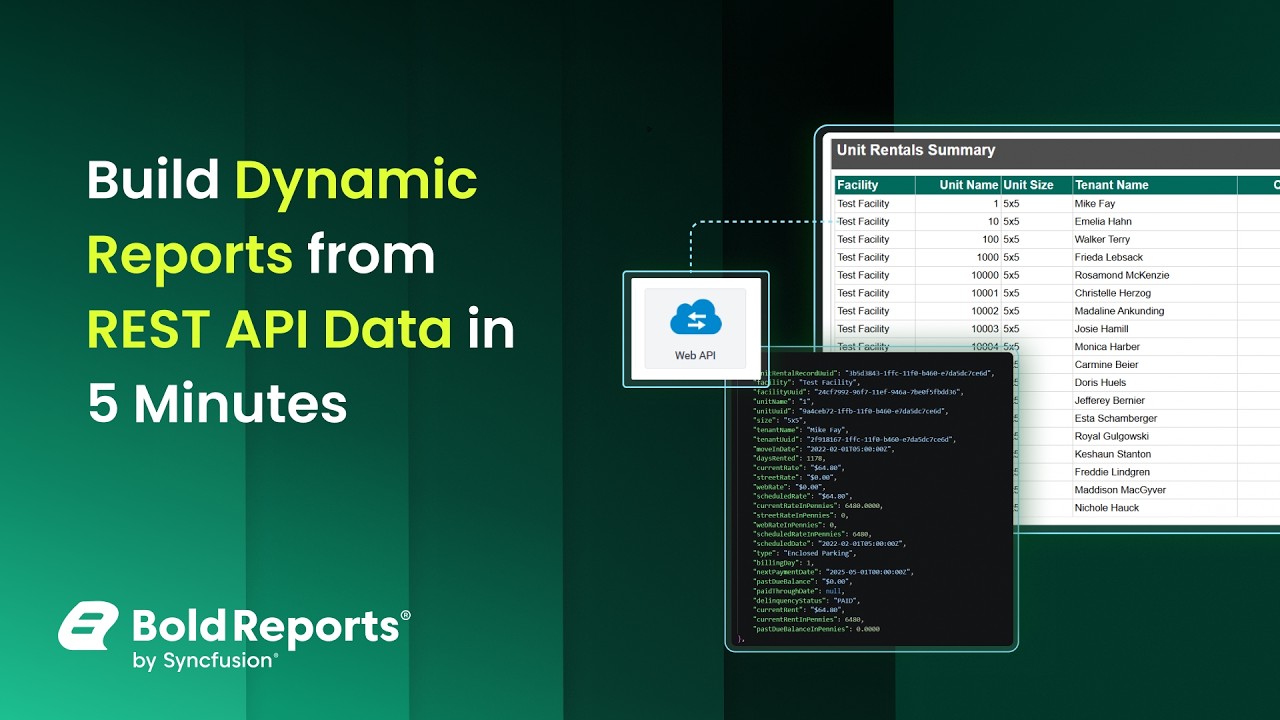 Build Dynamic Reports from REST API Data in 5 Minutes