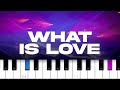 Haddaway - What Is Love  (piano tutorial)