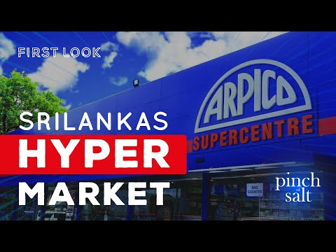 Uma visita ao maior supermercado do Sri Lanka 🏪! Arpico Super Center🔥