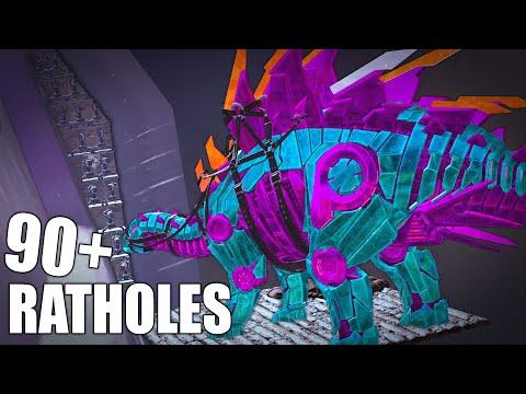 90+ Ratholes on Every Map in ARK...