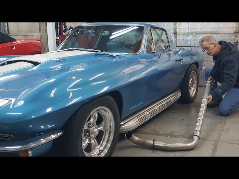Installing Allens C2 Corvette Ultra Quite Side Pipe Exhaust I Gave Dad For Christmas, He Loves Them