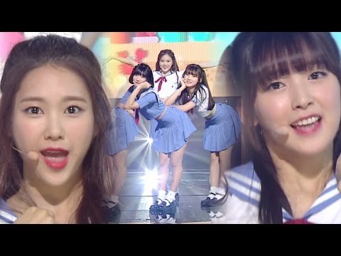 “CUTE”OH MY GIRL（听我的话）@流行歌曲Inkigayo 20160814