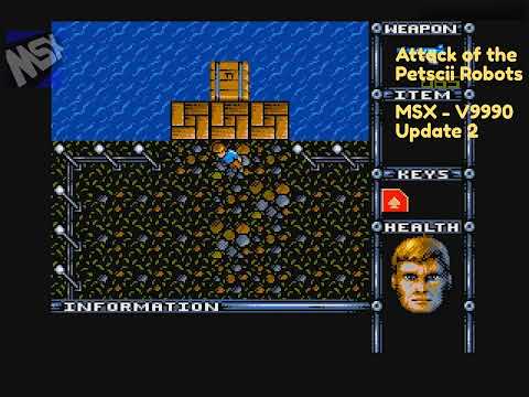 Petscii Robots MSX V9990 update 2