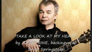 John Prine with Bruce Springsteen - 'TAKE A LOOK AT MY HEART'.avi